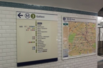 Схема метро, Париж, Франция