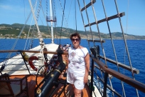 Морская прогулка на корабле вокруг острова Закинф, Греция